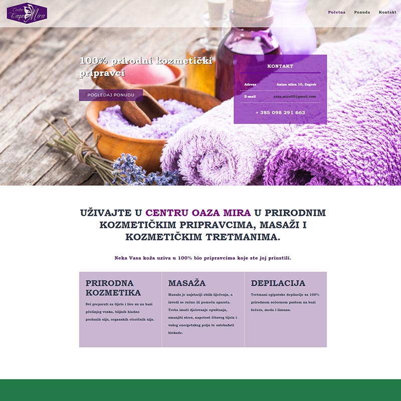 Centar Oaza Mira - Wellness studio