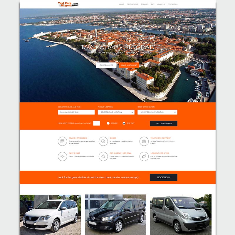 Taxi Zara - Zadar Biograd